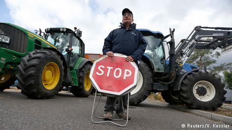 French Farmers Blockade Oil Depot In Palm Oil Protest