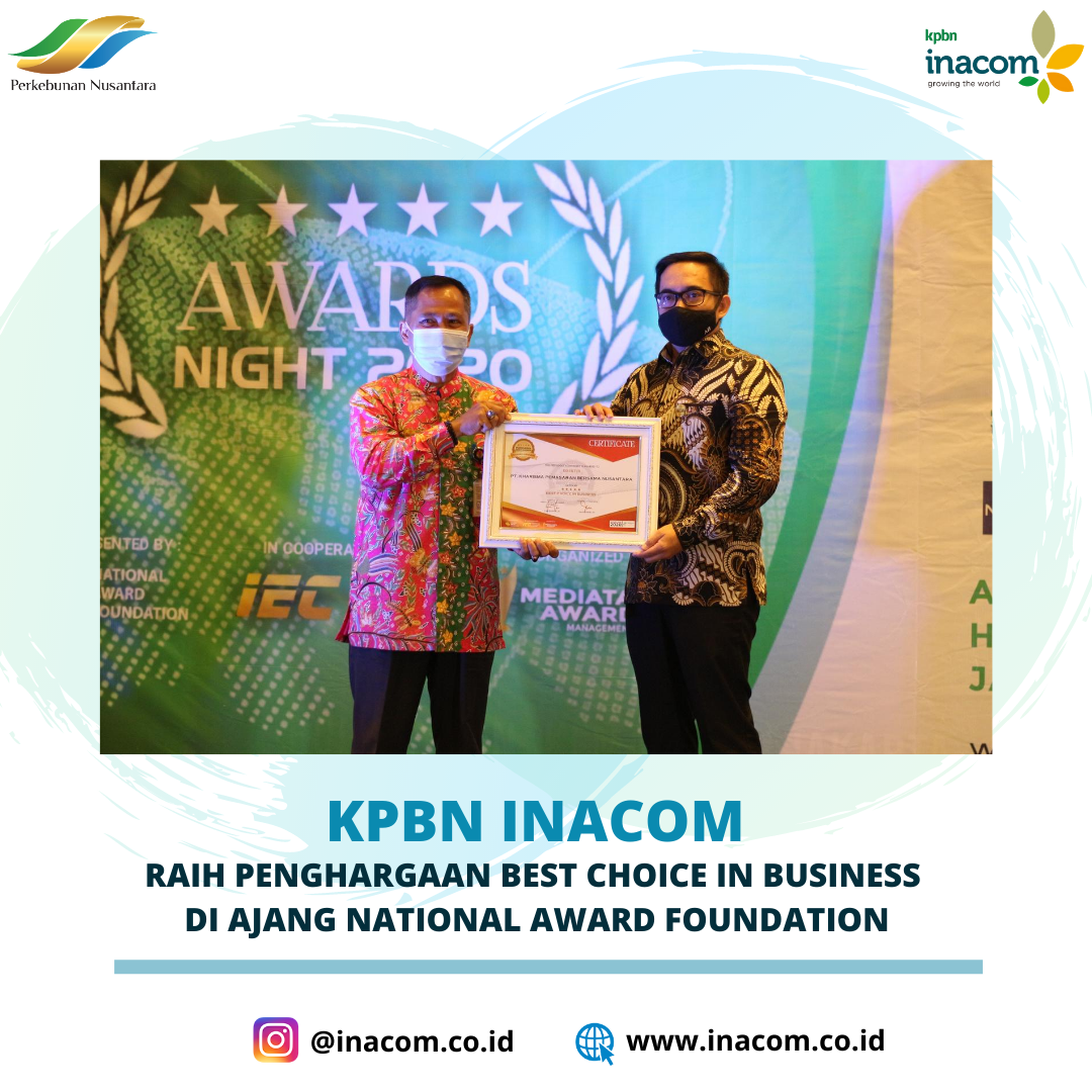 KPBN INACOM ACHIEVES BEST CHOICE IN BUSINESS AWARD AT NATIONAL AWARD FOUNDATIONâ £