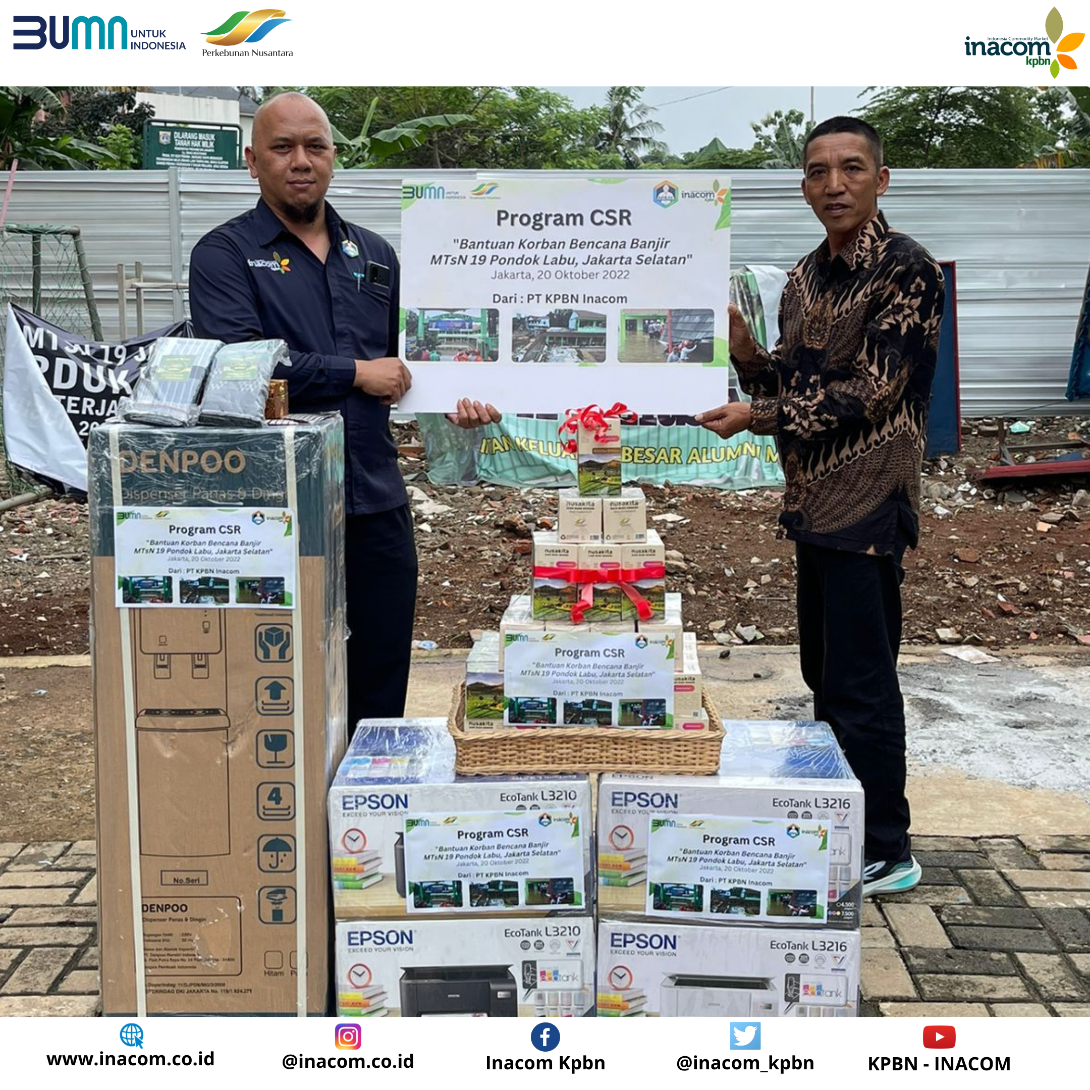 Plantation Holding State-Owned Enterprise Assists Flood-Hit Schools in Jakarta
