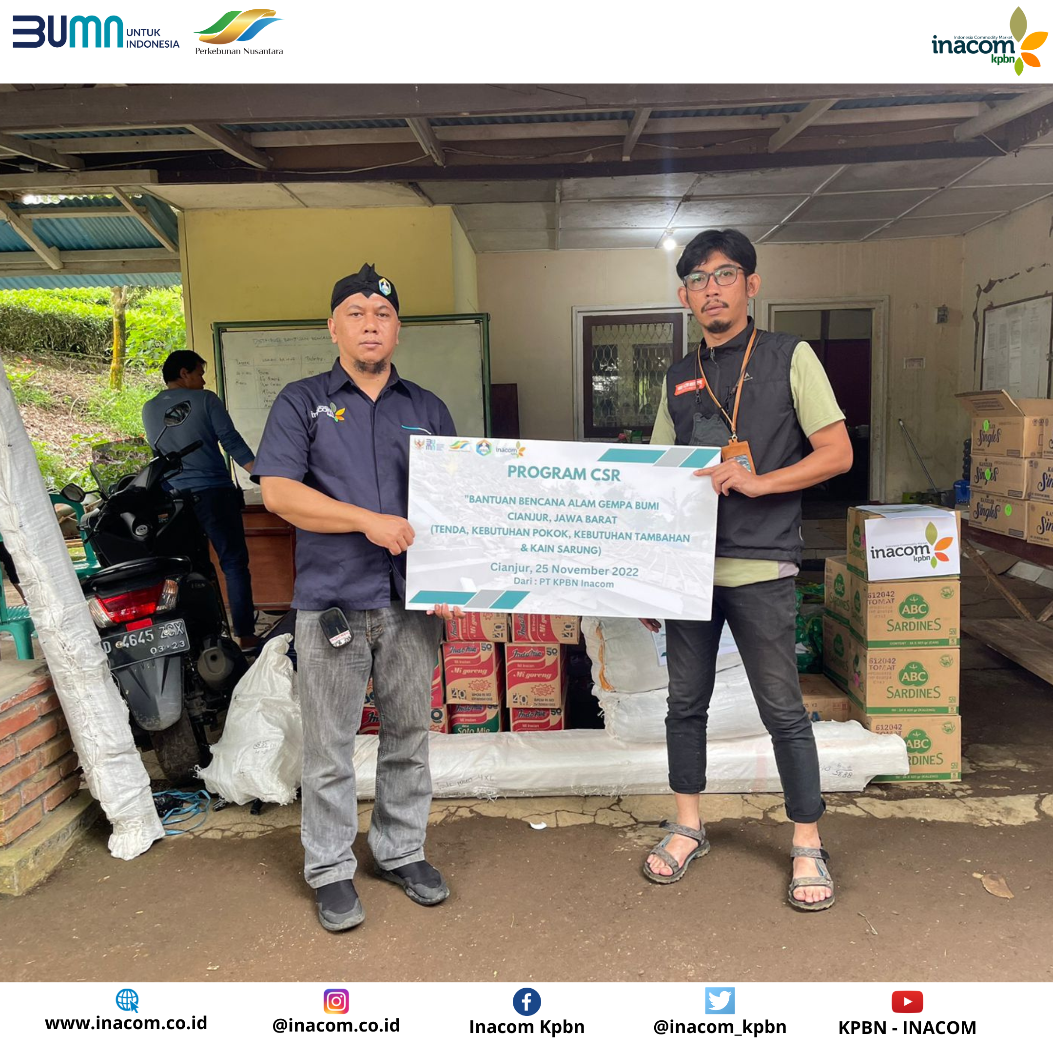 Supporting Cianjur Earthquake Victims, KPBN Distributes CSR Funds and Basic Necessities