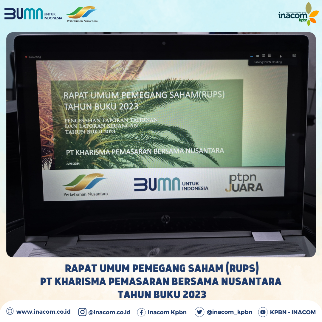 General Meeting of Shareholders (GMS) of PT Kharisma Pemasaran Bersama Nusantara for the fiscal year 2023