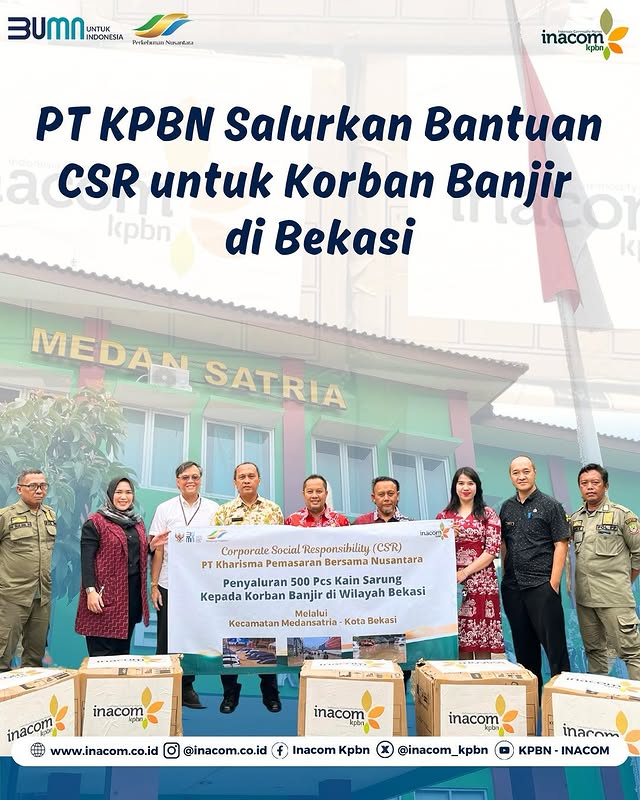 PT KPBN Distributes CSR Assistance to Flood Victims in Bekasi