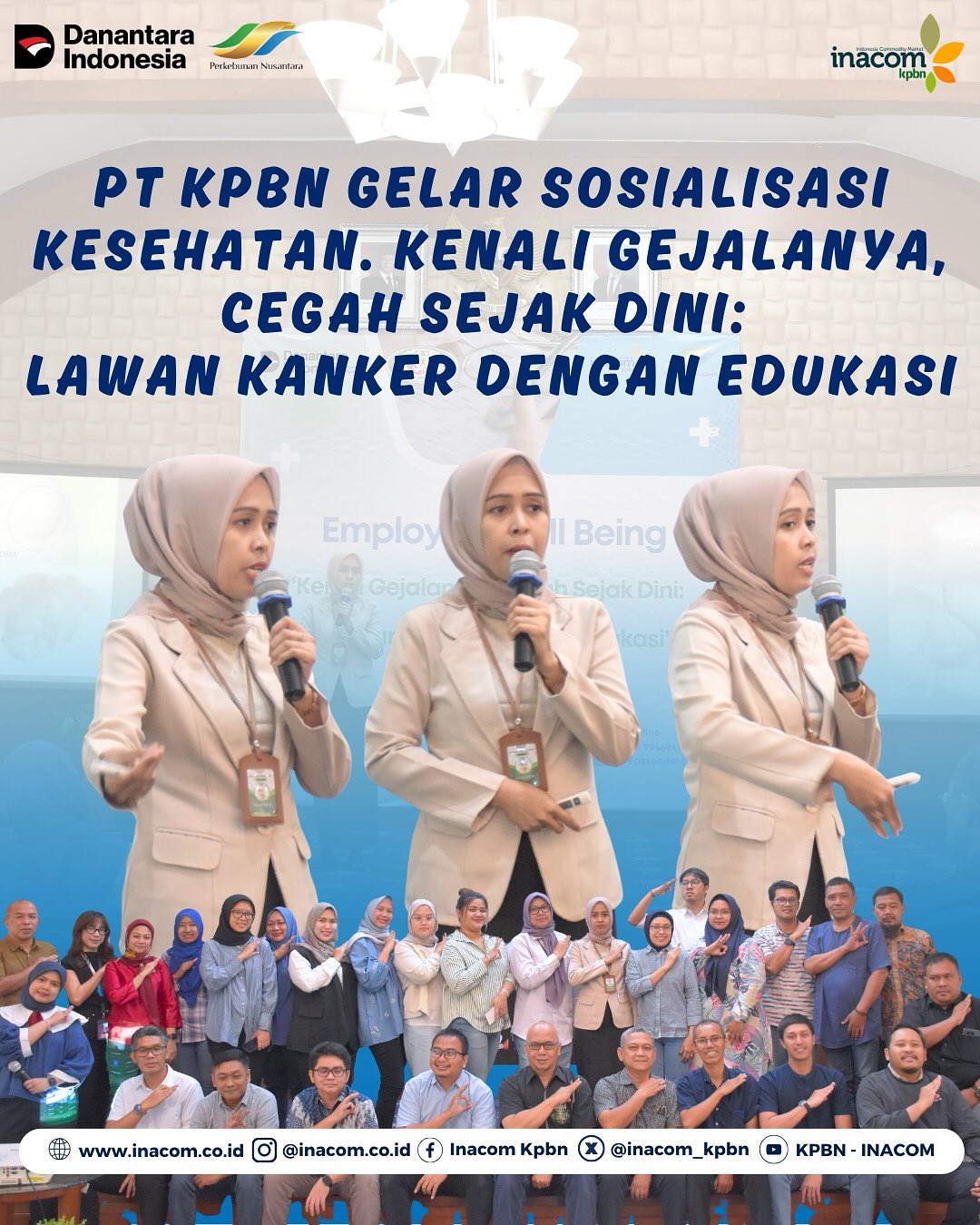 PT KPBN GELAR SOSIALISASI KESEHATAN. KENALI GEJALANYA, CEGAH SEJAK DINI: LAWAN KANKER DENGAN EDUKASI