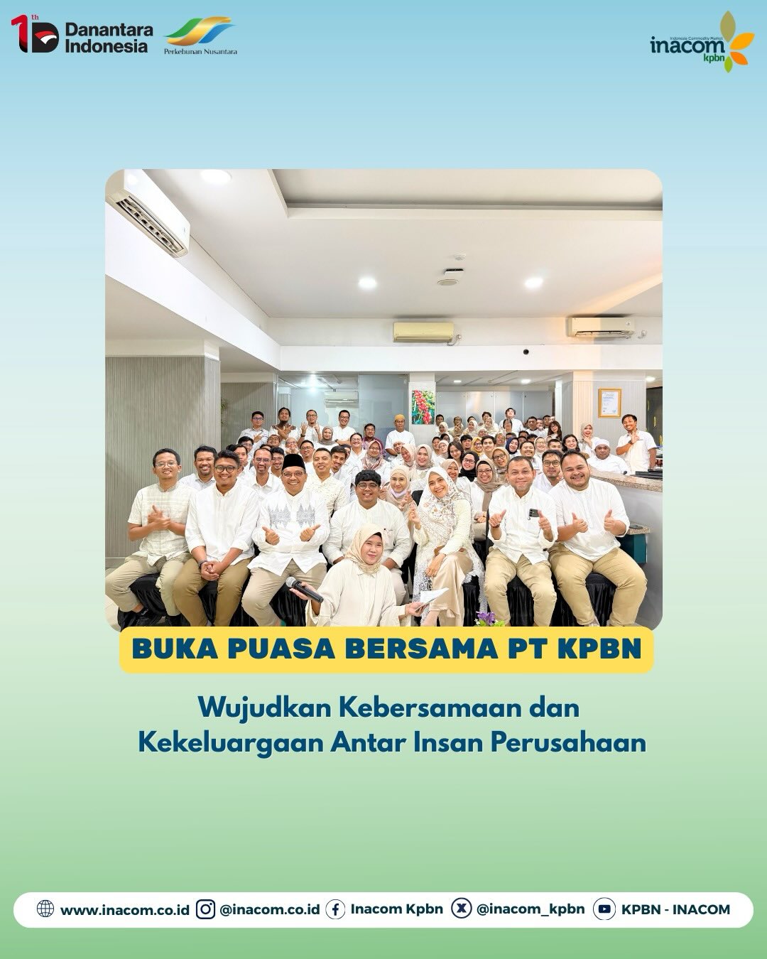 BUKA PUASA BERSAMA PT KPBN WUJUDKAN KEBERSAMAAN DAN KEKELUARGAAN ANTAR INSAN PERUSAHAAN