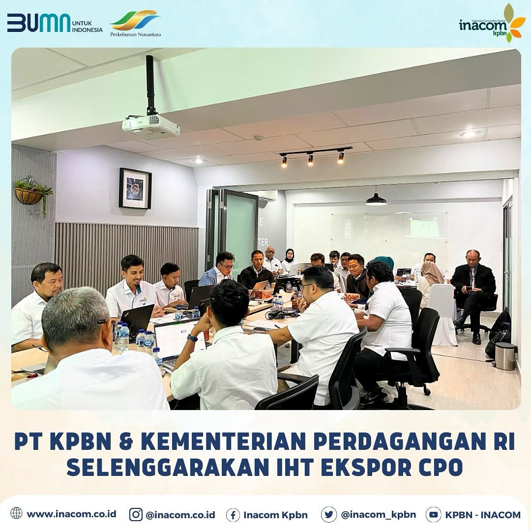 PT Treasury of the Indonesian State and the Ministry of Trade of the Republic of Indonesia Organized an IHT of CPO Export